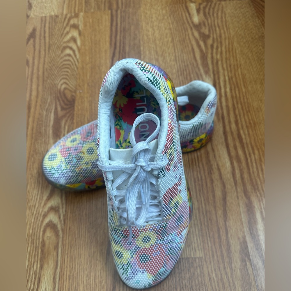 NOBULL Women's Floral Athletic Shoes - White and Multicolor